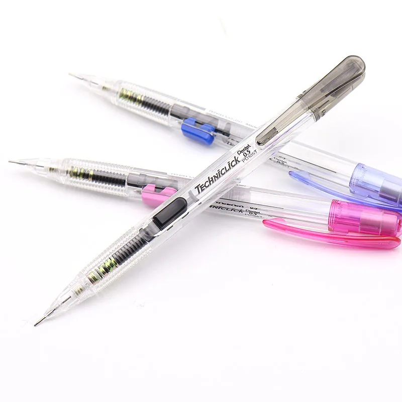 Механический карандаш Pentel PD105T с боковым прессом 0 5 мм 7 для школы и офиса