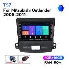 Автомагнитола Mitsubishi Outlander xl 2 2005-2011, мультимедийный проигрыватель с IPS-экраном, радио, Android, GPS, Wi-Fi, USB, DVR