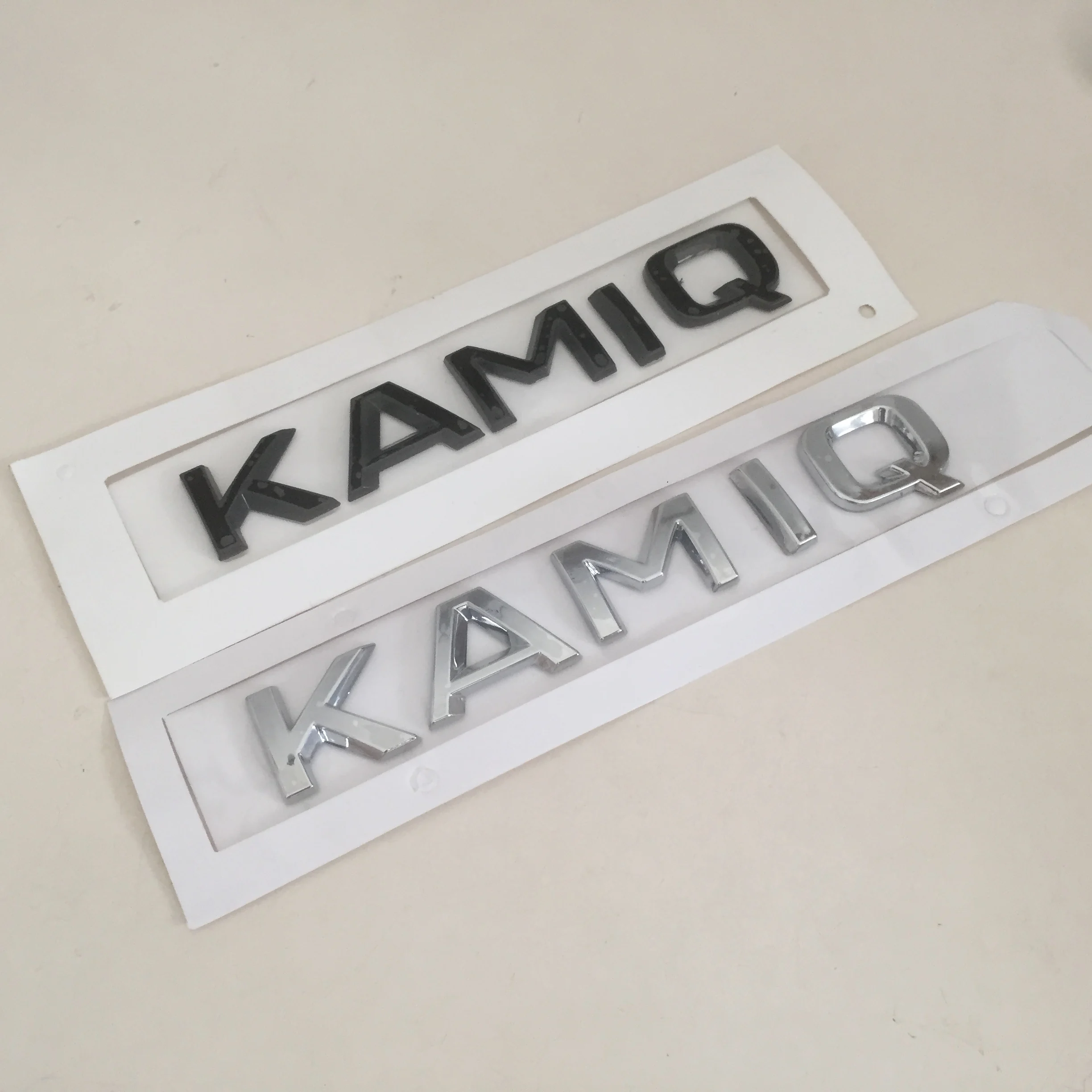 3D ABS Высокое качество KAMIQ Автомобильные буквы задний багажник эмблема значок