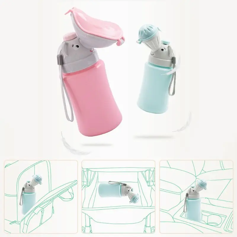 Портативный горшок для девочек 500 мл писсуар унитаз дорожные принадлежности