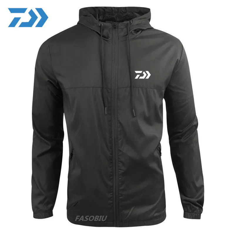 

2021 Daiwa Mens Outdoor Fishing Jackets Spring Men Casual Windbreaker Camouflage Clothing Cycling Hiking Fishing Clothes