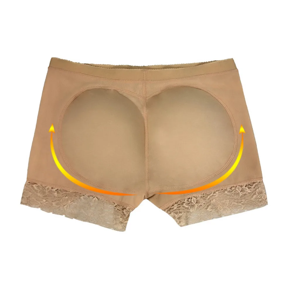 butt lifter nude Поддельные задницы женские ягодицы и бедра Enhancer попой Мягкие Нижнее белье Трусики тело Формирователь бесшовные попки лифтинг трусики Boyshorts Shaper - Цвет: butt lifter nude