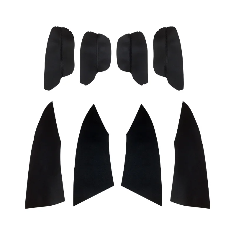 4 шт. Стикеры для салона автомобиля из микрофибры кожаная Дверная панель