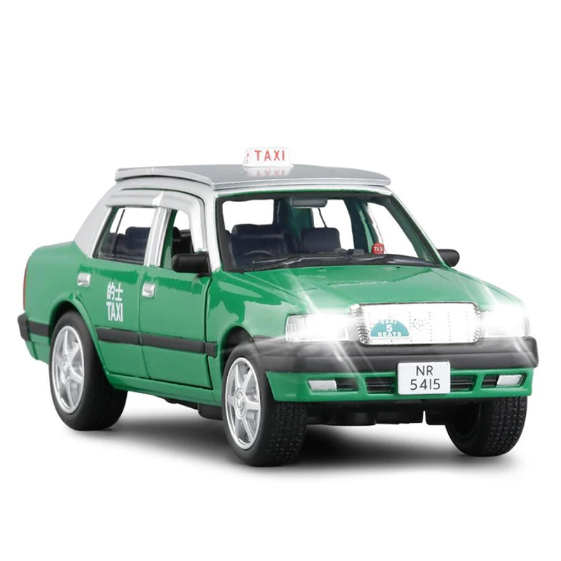 Машинка-такси Toyota Crown модель автомобиля из сплава со звуком светильник кой V237 1/32 |