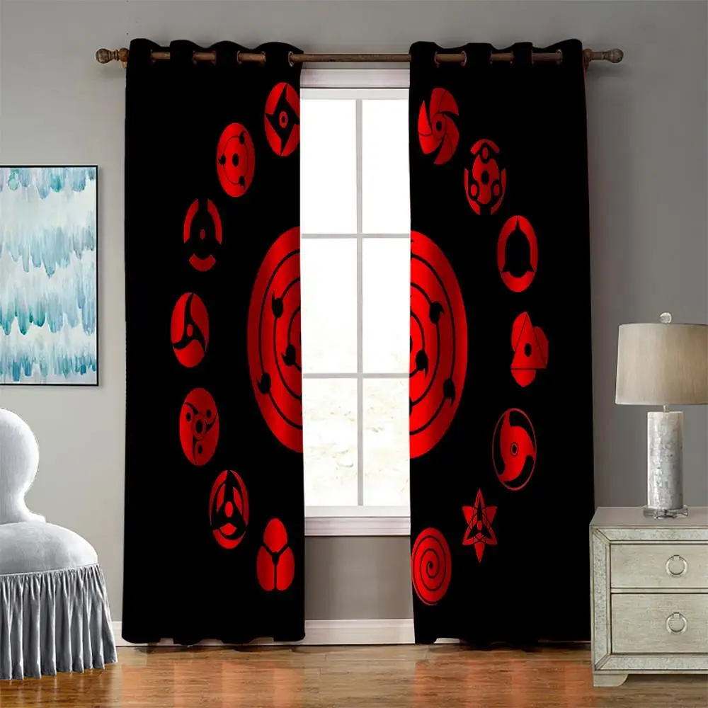 2 панели занавески в стиле ниндзя термоизолированные светонепроницасветильник