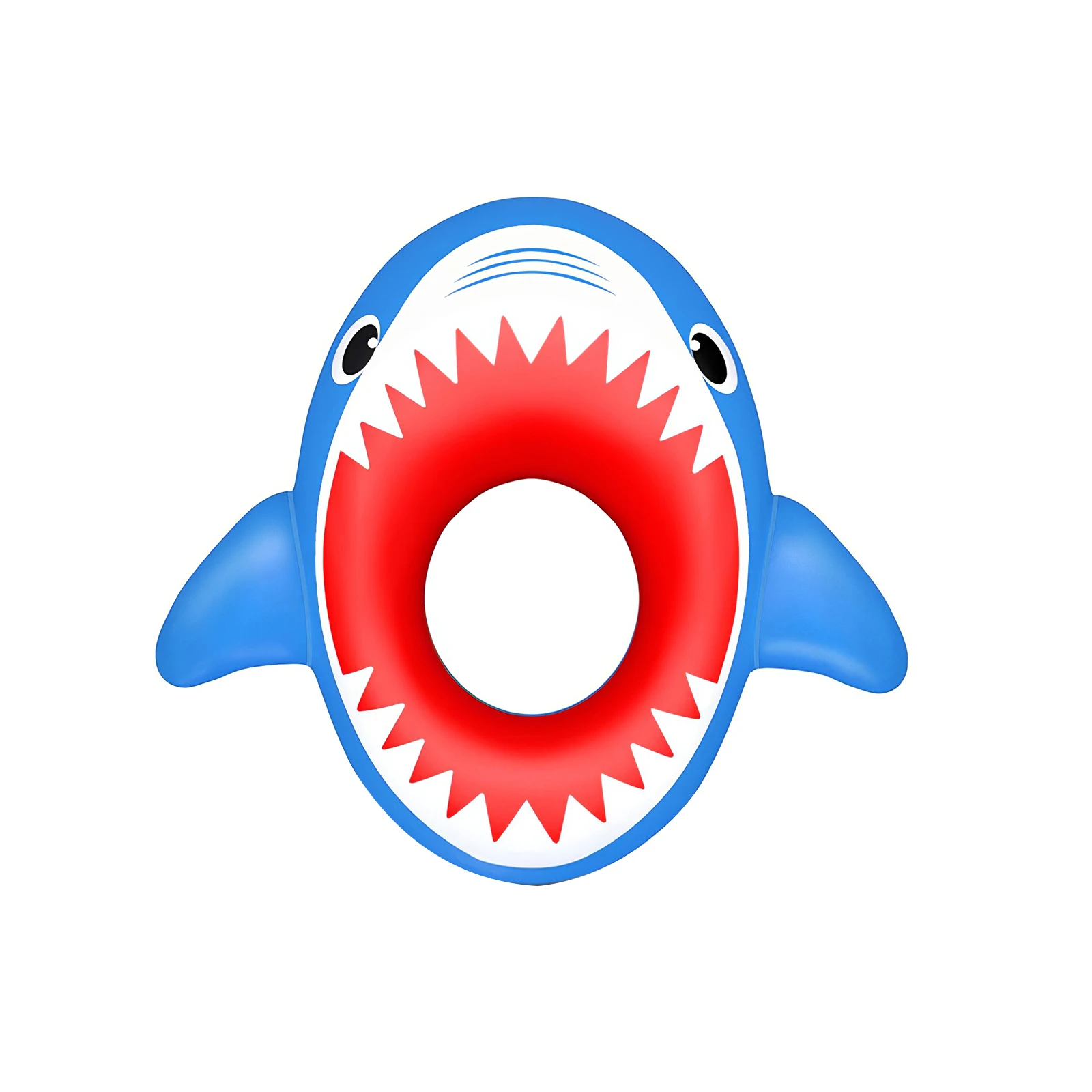 

Swimming Ring Unique Shark Shaped Inflatable Lifebuoy Easy To Use Swimming Circle For Outdoor Swimming Pool Water Entertainment