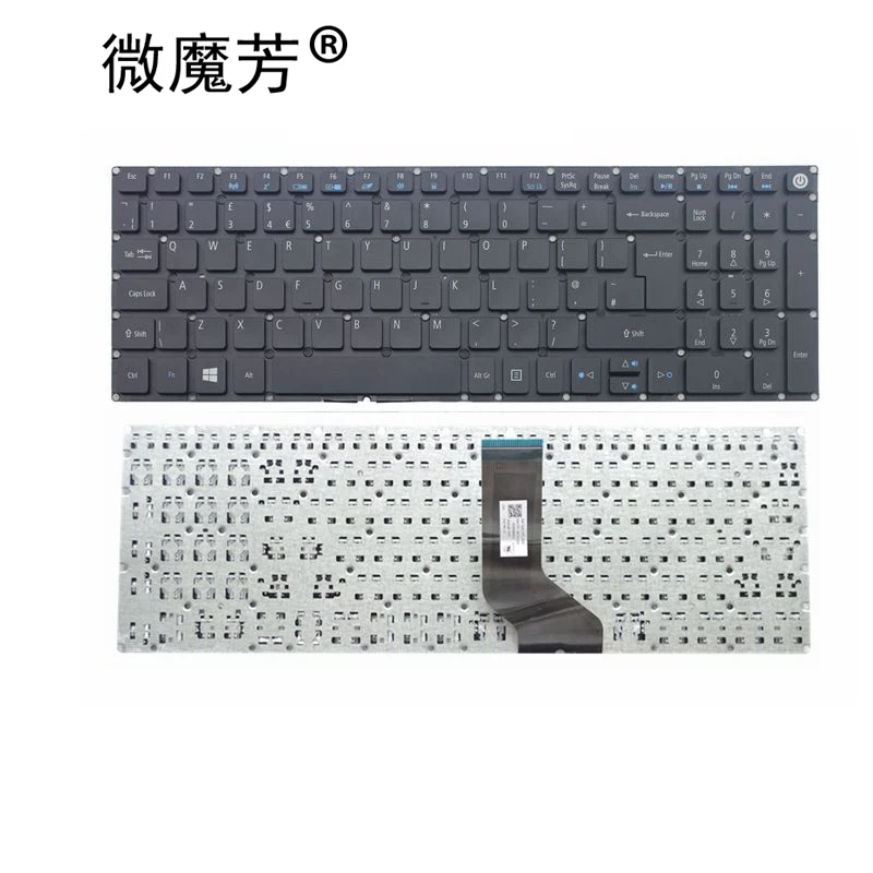 UK GB клавиатура для Acer aspire E5 522 532 573 722 575 523 552|Клавиатуры замены| |