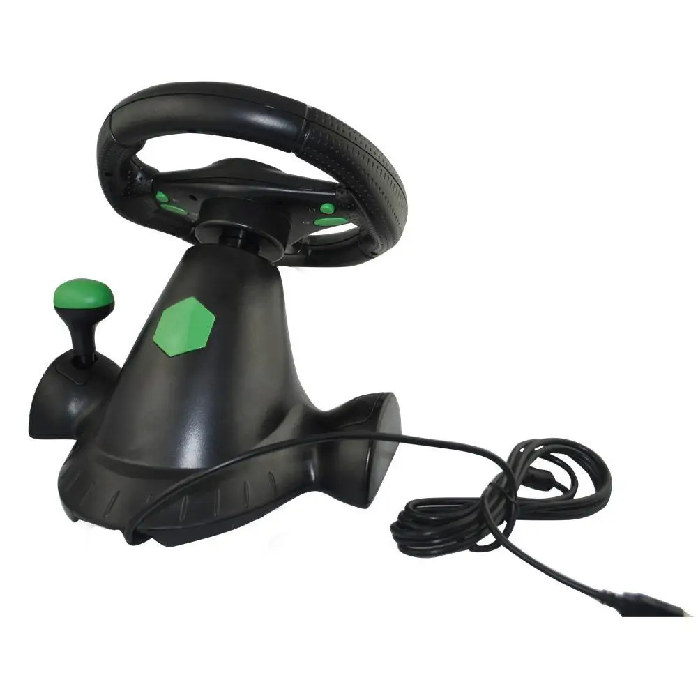Для XBOX-360/для PS3/P2/PC игры гоночный руль USB подключи и играй с педалью компьютерная Вибрация 180 градусов нулевой мертвый угол