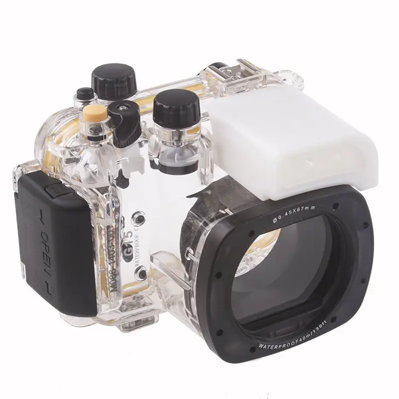 Meikon подводный дайвинг камера водонепроницаемый корпус чехол для Canon G15 как WP
