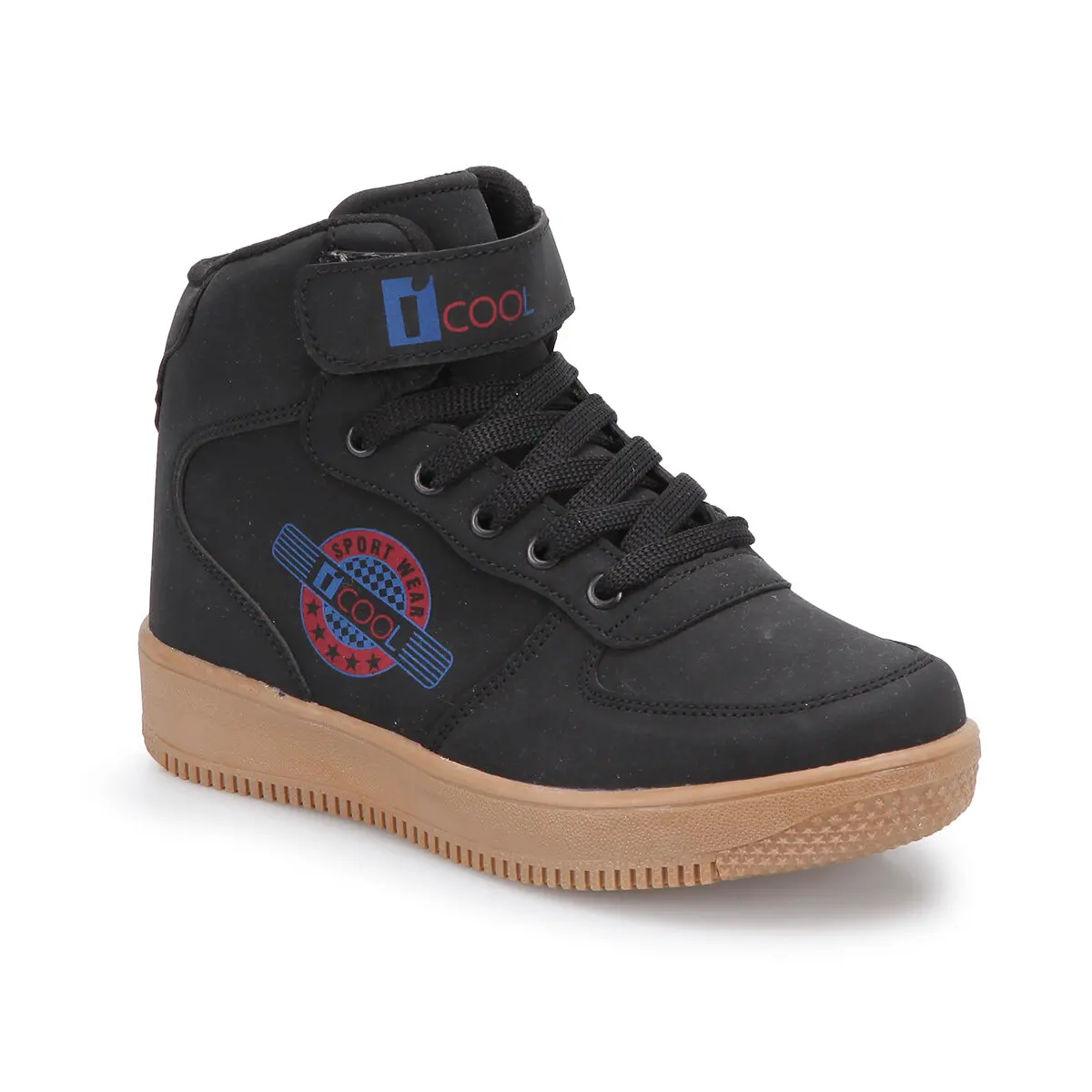 

FLO FLASH HI Black Male Child Sneaker Shoes I-Cool