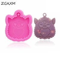 lm 90 owls mirror making fondant cake chocolate mold epoxy earrings resin polymer clay silicone mold owl family keychain mold