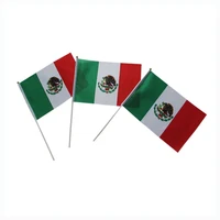 1421 cm mexico flag bannercountry flag58 inches hand waving flag 100pcslot
