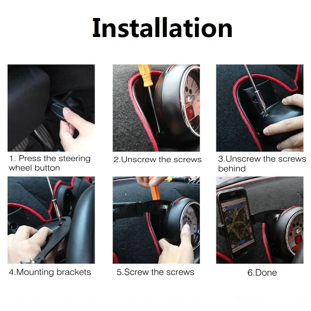 Автомобильный держатель GPS для MINI F54 F55 F56 F57 F60 R55 R56 R57 R58 R59 R60 Countryman мобильный