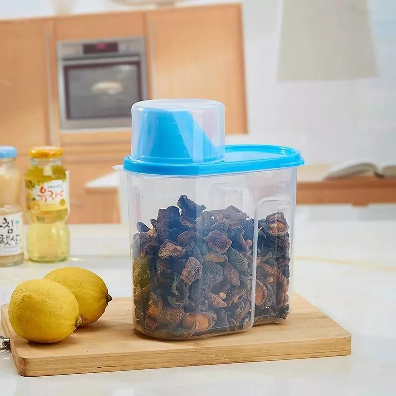 2L коробка для хранения тара для крупы коробка для хранения бутылки банки коробки для кухни пищевой для зёрен рисовые контейнеры хорошие бытовые контейнеры