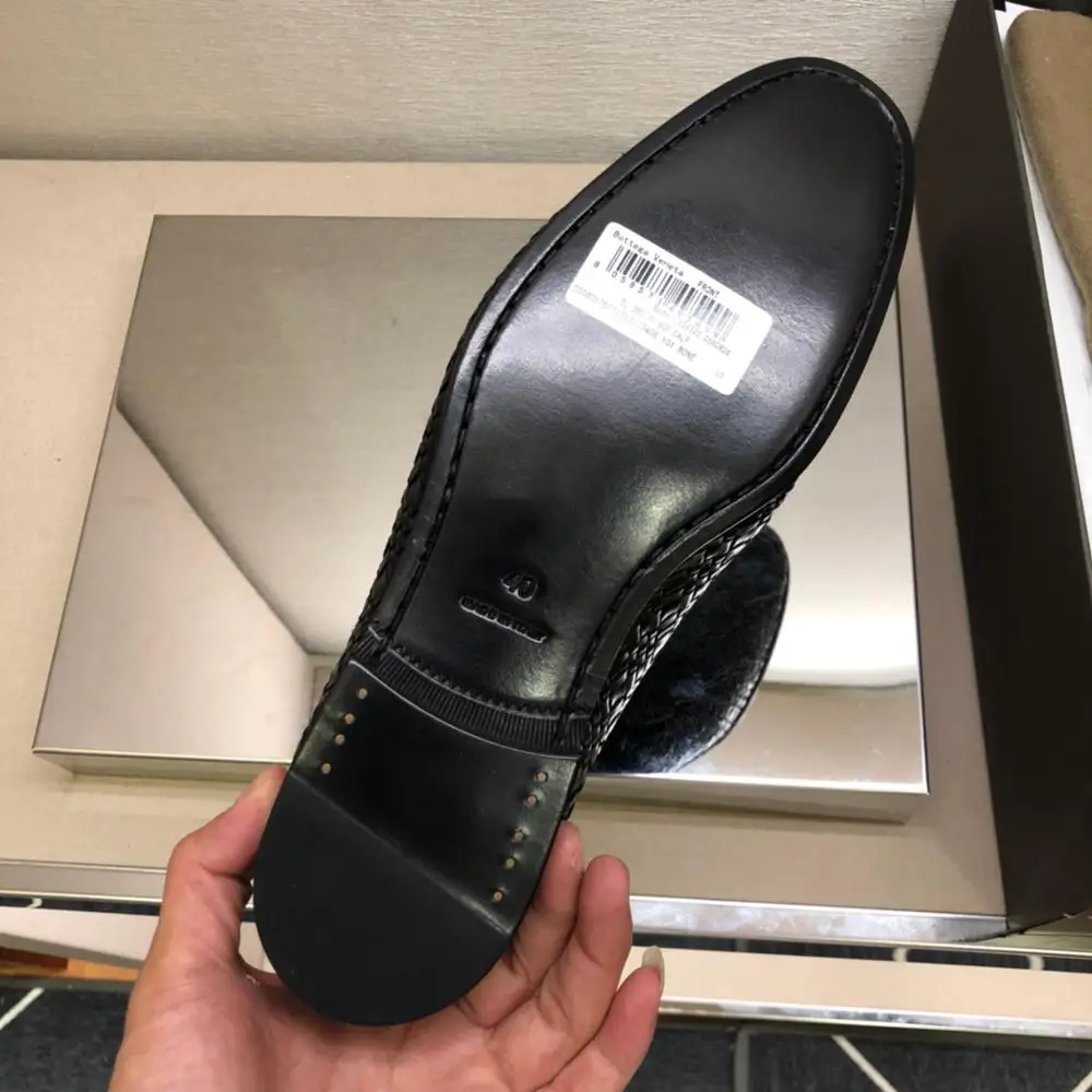 

[bv] formal leather shoes! High quality fabric: calfskin! Goodyear handmade! The whole leather injection plastic sole!