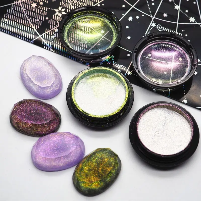 Переливающийся хамелеон плавающий Галактический блеск несмазывающийся