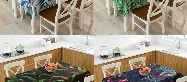 Скатерть тропический банановый лист Водонепроницаемая скатерть toalha de mesa nappe decoracao para casa manteles скатерть