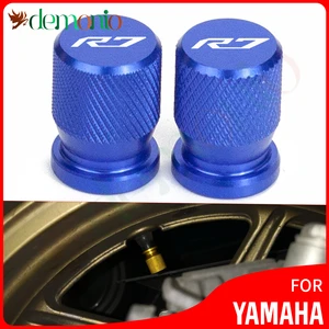 Motorcycle Tire Valve Air Port Stem Cover Cap Plug CNC Aluminum Accessories for yamaha YZF R7 2022 yzfr7