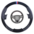 Замшевый кожаный чехол рулевого колеса автомобиля для Chevrolet Cruze 2009-2014 Aveo 2011-2014 Holden Cruze2010оплетка руля