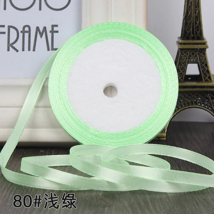 Атласная лента 6 мм 22 метра|faced satin ribbon|satin ribbonsatin ribbon wholesalers |