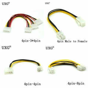 8-дюймовый ATXP4EXT ATX 12 В 4-контактный штекер на 4-контактный 8-контактный разъем питания для цп пк