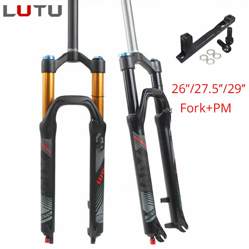 LUTU 29/27.5/26 &quotпередняя вилка MTB велосипедные тормозные вилки для горного
