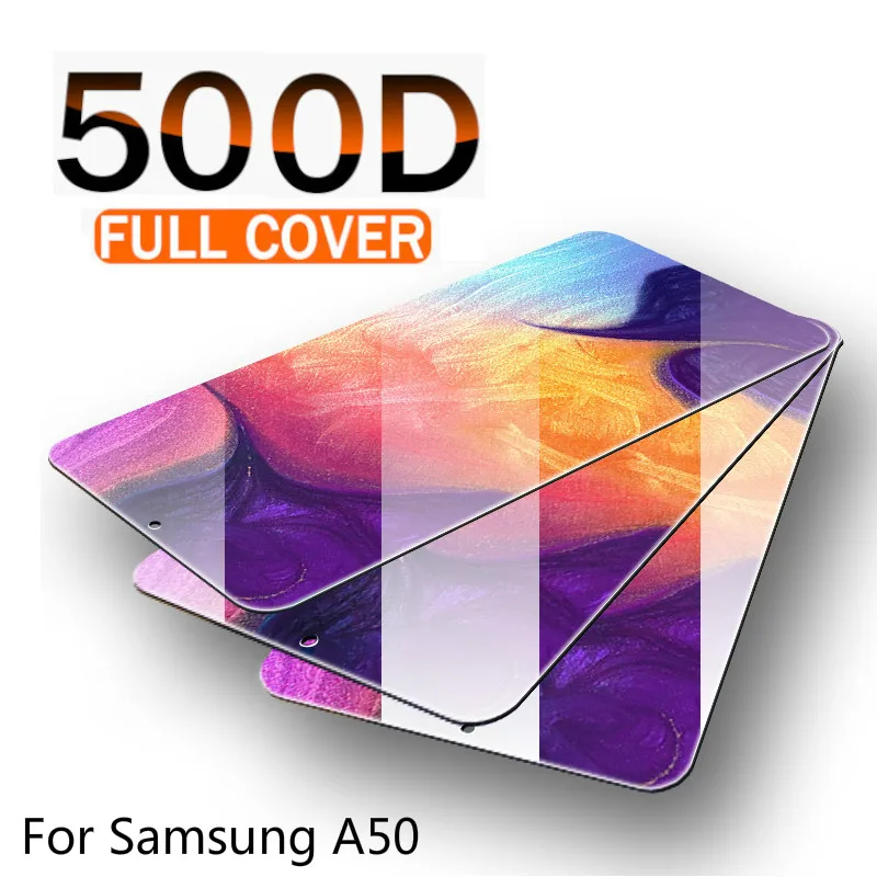 9h закаленное защитное стекло на Samsung Galaxy A50 50 с полным покрытием экрана протектор