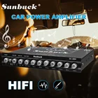 Автомобильный Hi-Fi усилитель 12 В, многоканальный Мощный Автомобильный аудиосабвуфер, автомобильный стереоусилитель из алюминиевого сплава, автомобильные усилители звука