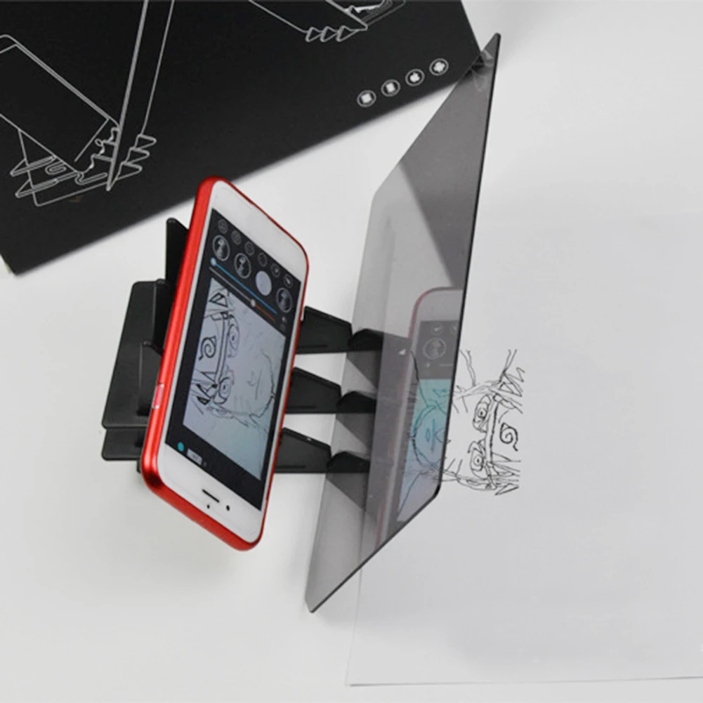 Волоконно оптическая доска для рисования объектив эскиз зеркальное отражение