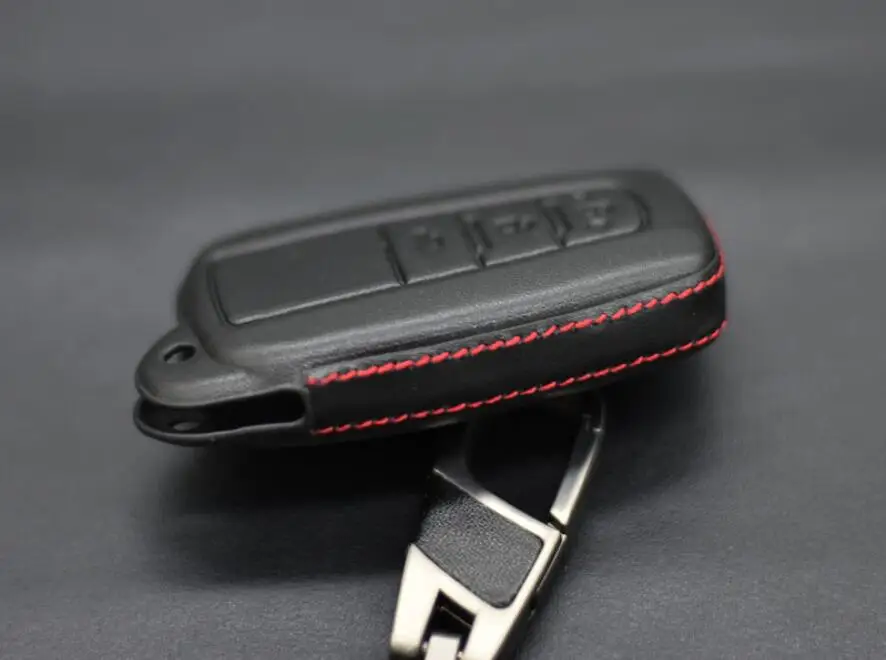 Автомобильный 4D чехол для ключей из натуральной кожи кошельки Toyota Camry Corolla Avalon C HR