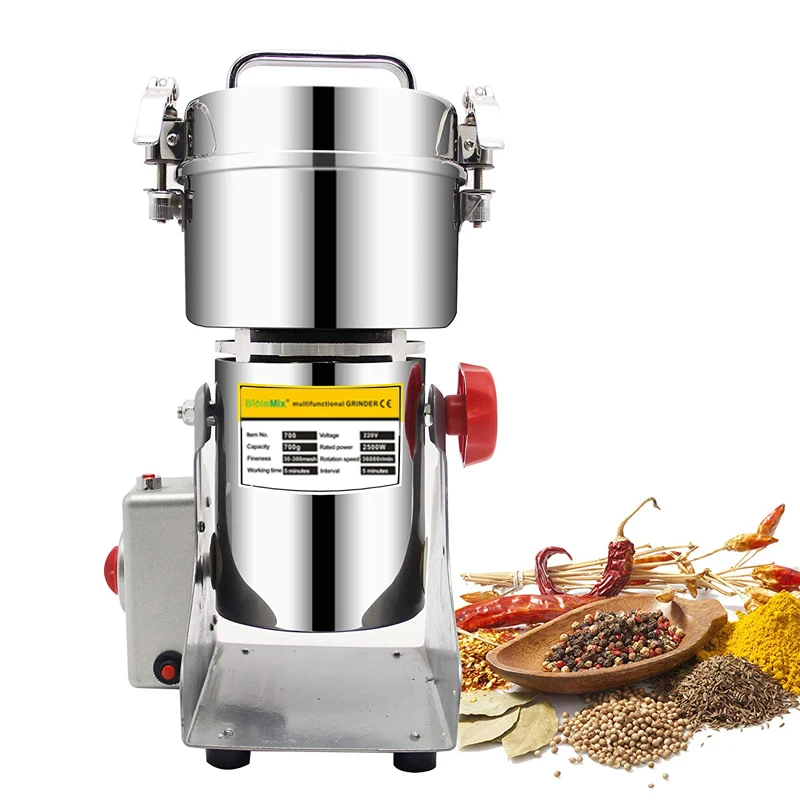 

700g Swing Type Electric Grains Herbal Powder Miller Dry Food Grinder Machine high speed Intelligent Spices Cereals Crusher