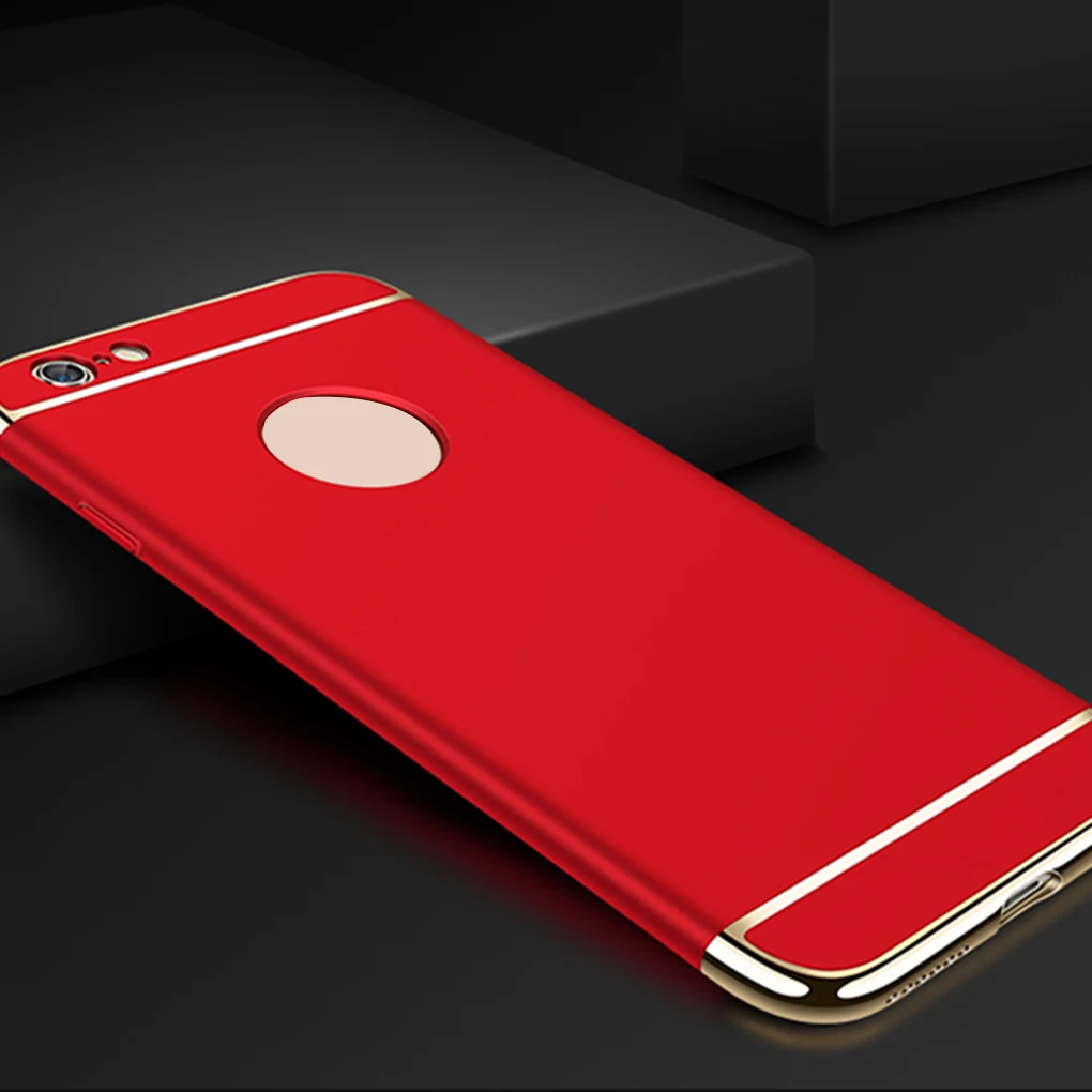 Replacement for iPhone6/6s 7/8 8plus/X Hard Case Electroplate Thin Shockproof Protective PC Cover |