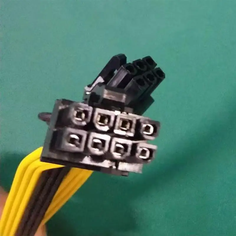 

PCI-E Adapter Cable 6pin to 8pin Converter Cable Graphic Card Adapter Cord GPU Card Accessory