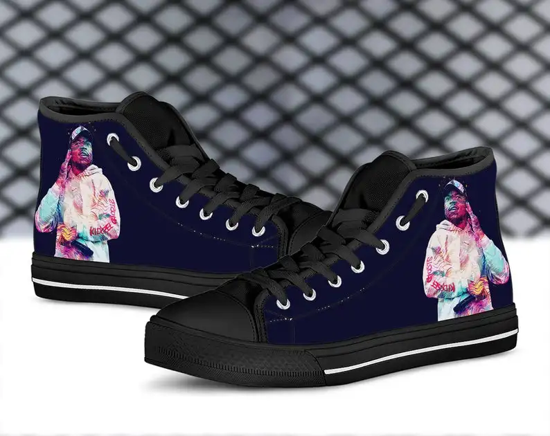 

Chance The Rapper Custom High Tops, Rapper Unisex Hi Tops,Mens Womens Designer Leisure Sneakers Men Casual Canvas Shoes