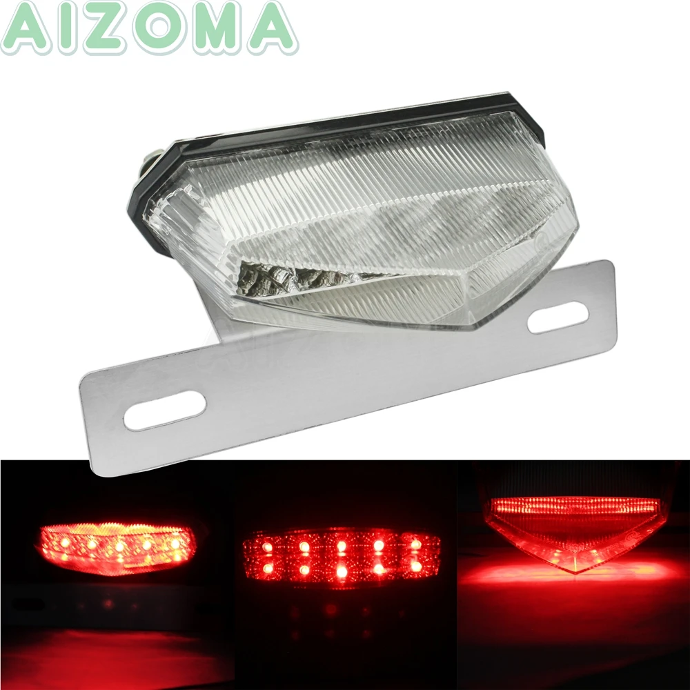 Задние стоп-сигналы для мотоциклов 12 В постоянного тока светодиодные фонари с