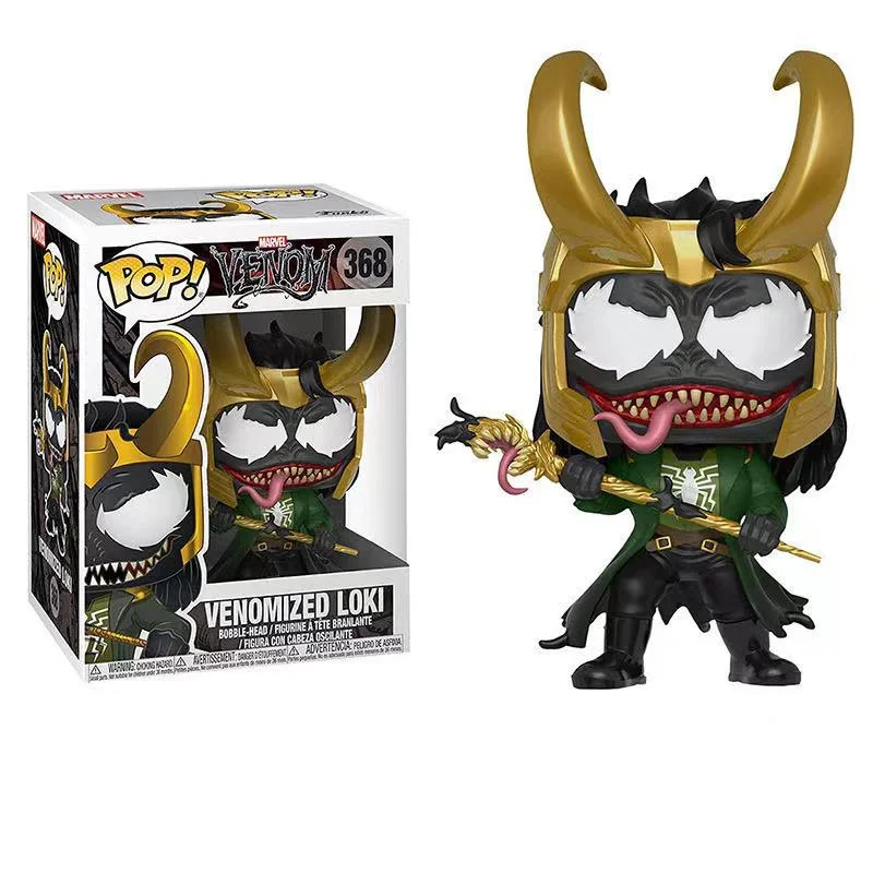 

NEW! POP venom US captain and venom and venompool Venomized Loki with box Vinyl Action Figures Model Toys for Children gift