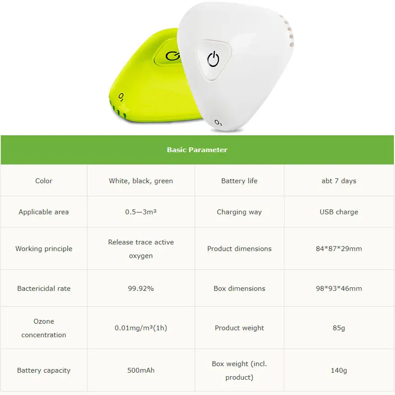 Alanchi генератор озона очиститель воздуха холодильник для удаления запаха