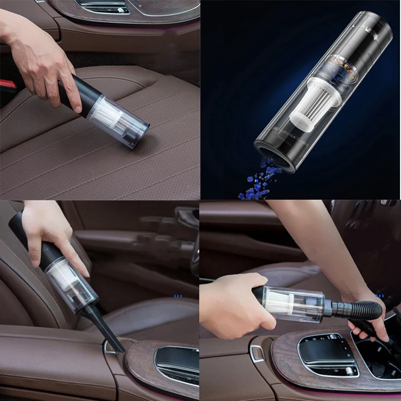 

Handheld Auto Wireless Car Vacuum Cleaner,Cordless Wet Dry Powerful Vacuum for Car Interior Pet Hair Home Cleaning