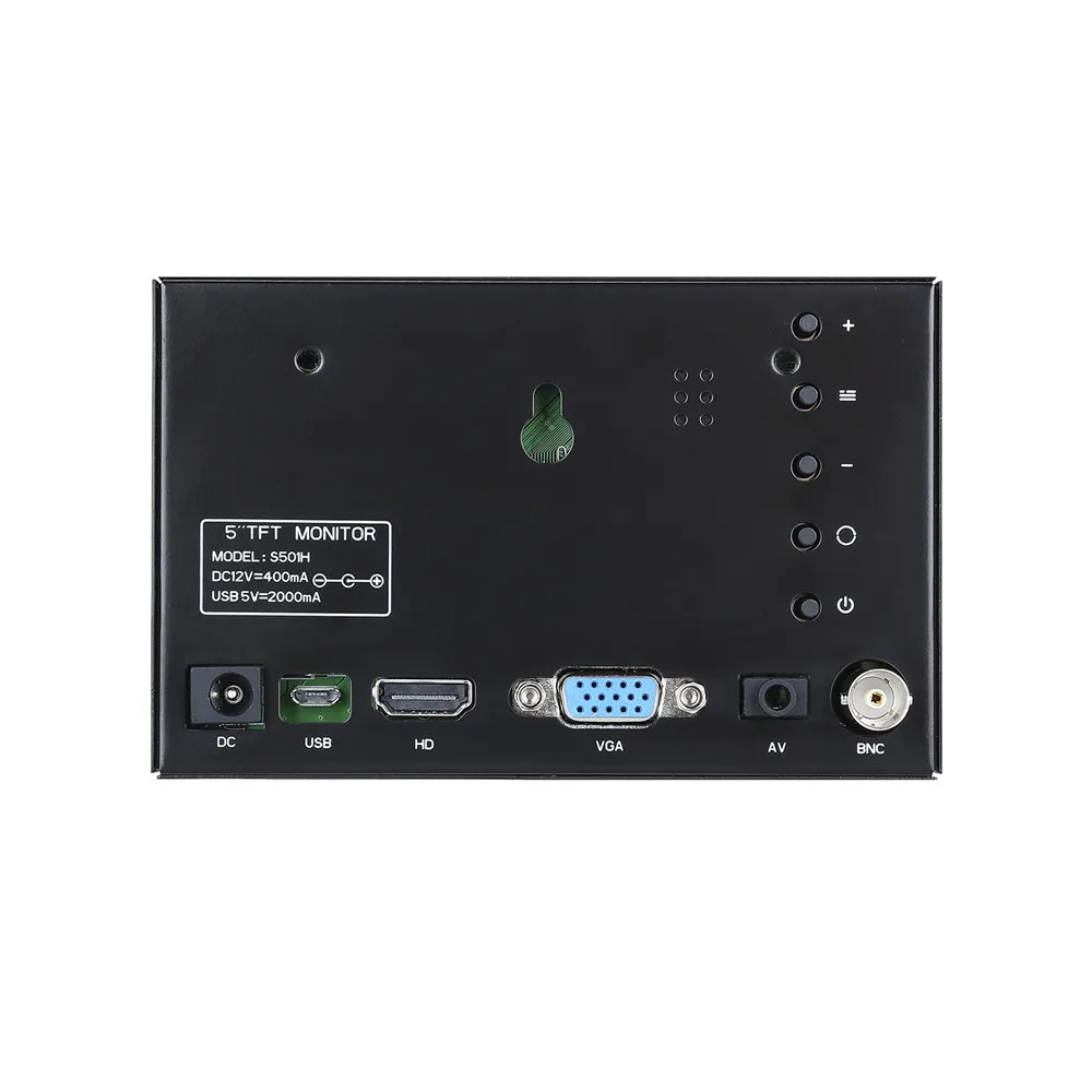 Eyoyo 5 "маленький Hdmi монитор портативный vga CCTV экран lcd 800x480 ips BNC AV/VGA дисплей
