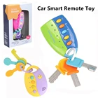 Забавные детские музыкальные игрушки-ключи для автомобиля, имитация интеллектуального удаленного автомобиля, голоса, ролевые игры, развивающая игрушка светильник кой для детей, музыкальные игрушки