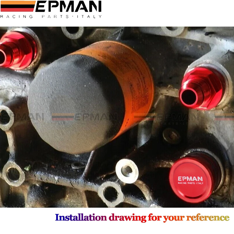 Задние блочные дыхательные фитинги и штепсельная вилка EPMAN для HONDA ACURA B16 B18 M28 на 10