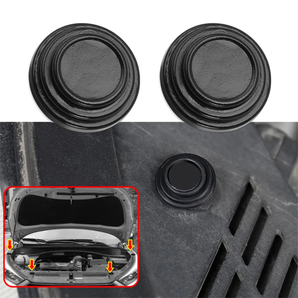 2 шт. универсальные автомобильные амортизирующие наклейки на двери для Nissan Almera