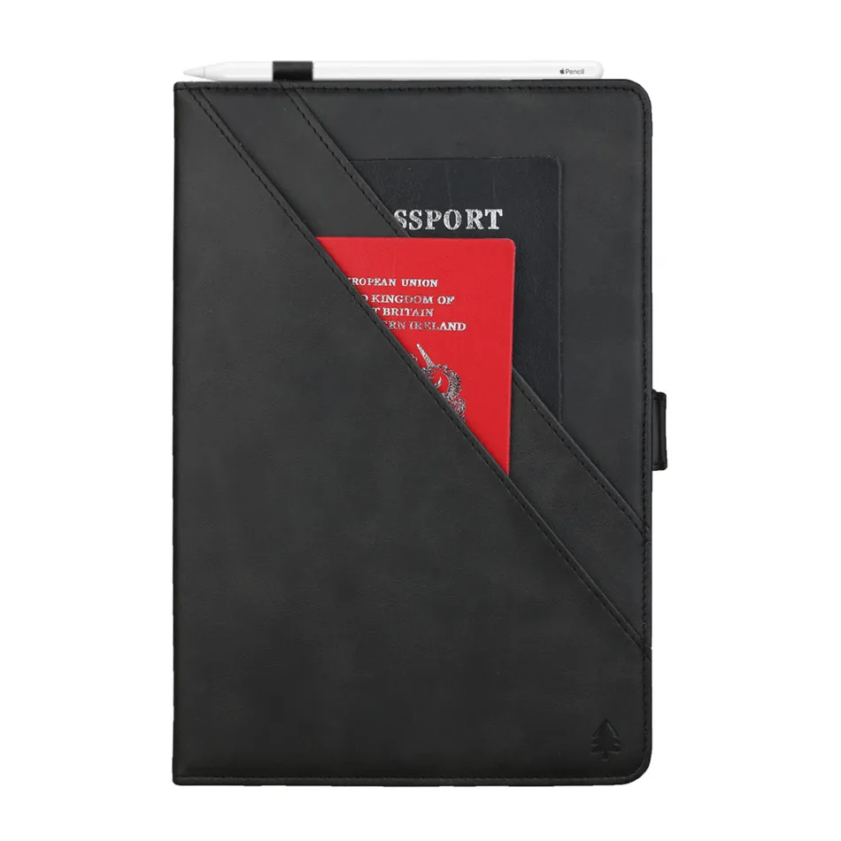 Чехол премиум класса из искусственной кожи с двойной подставкой для iPad 10 2 2019 7го