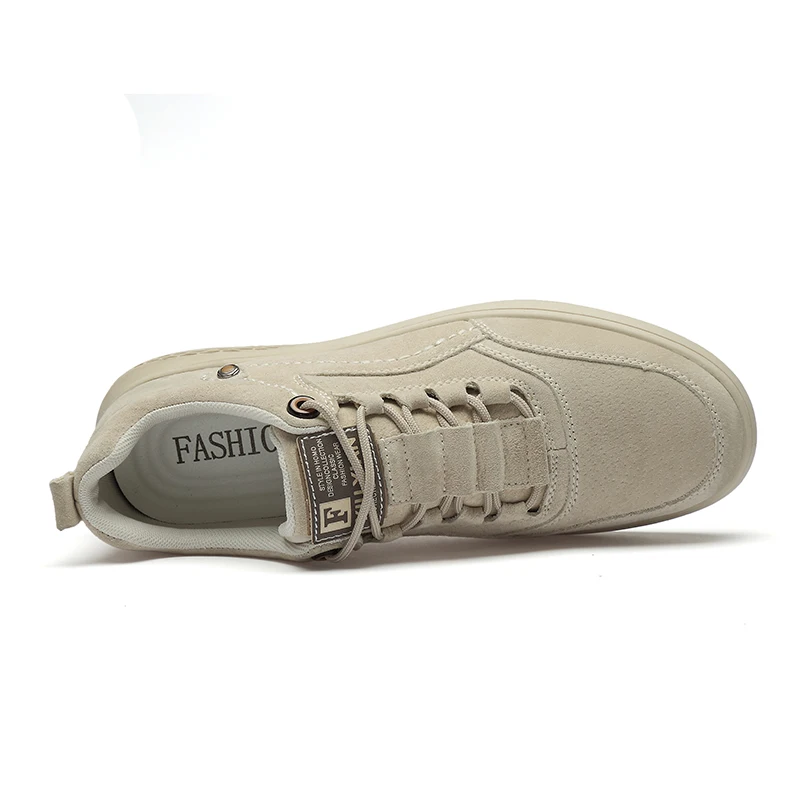

Popular 2021 Men Leather Shoes Khaki Casual Shoes Man Brand Youth Fashion Men Shoe Comfortable Walking Shoes For Mens Size 38-45