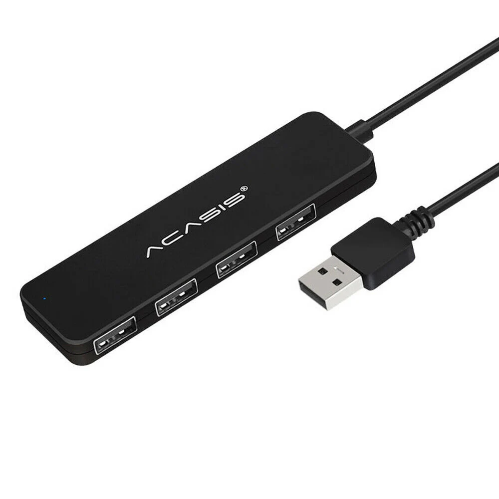 

ACASIS USB Hub 4 Ports USB3.0/2.0 External Splitter With Micro USB Port Charging Adapter HUB For Laptop Computer Accessories