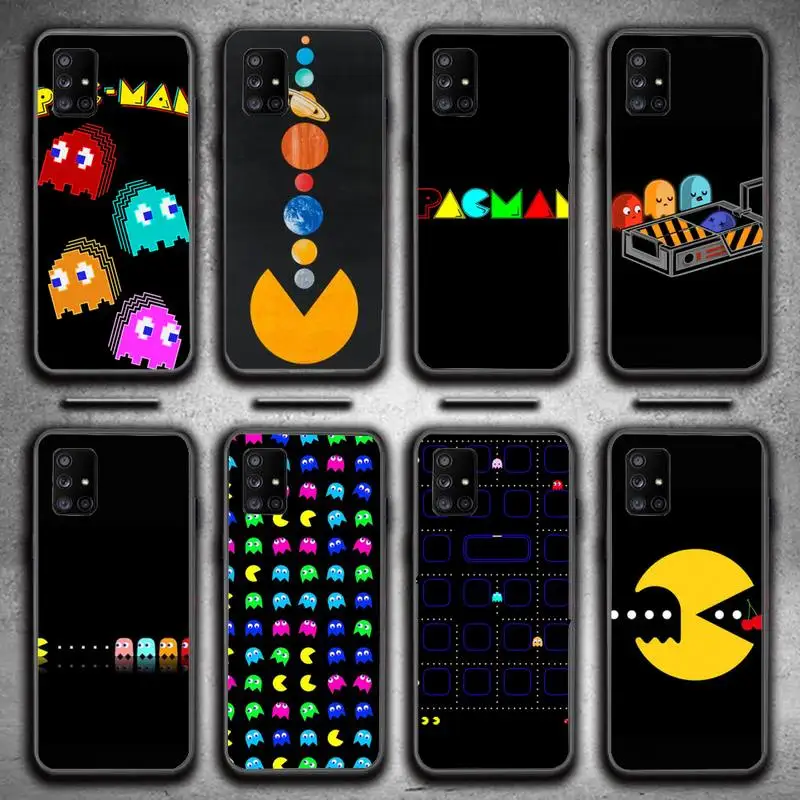 

Cute Pac Man Pacman Phone Case for Samsung A6 A6S A530 A720 A750 A8 A9 A10 A20 A30 A40 A50 A70 A10S A20S A51 A52 Plus 5G cover