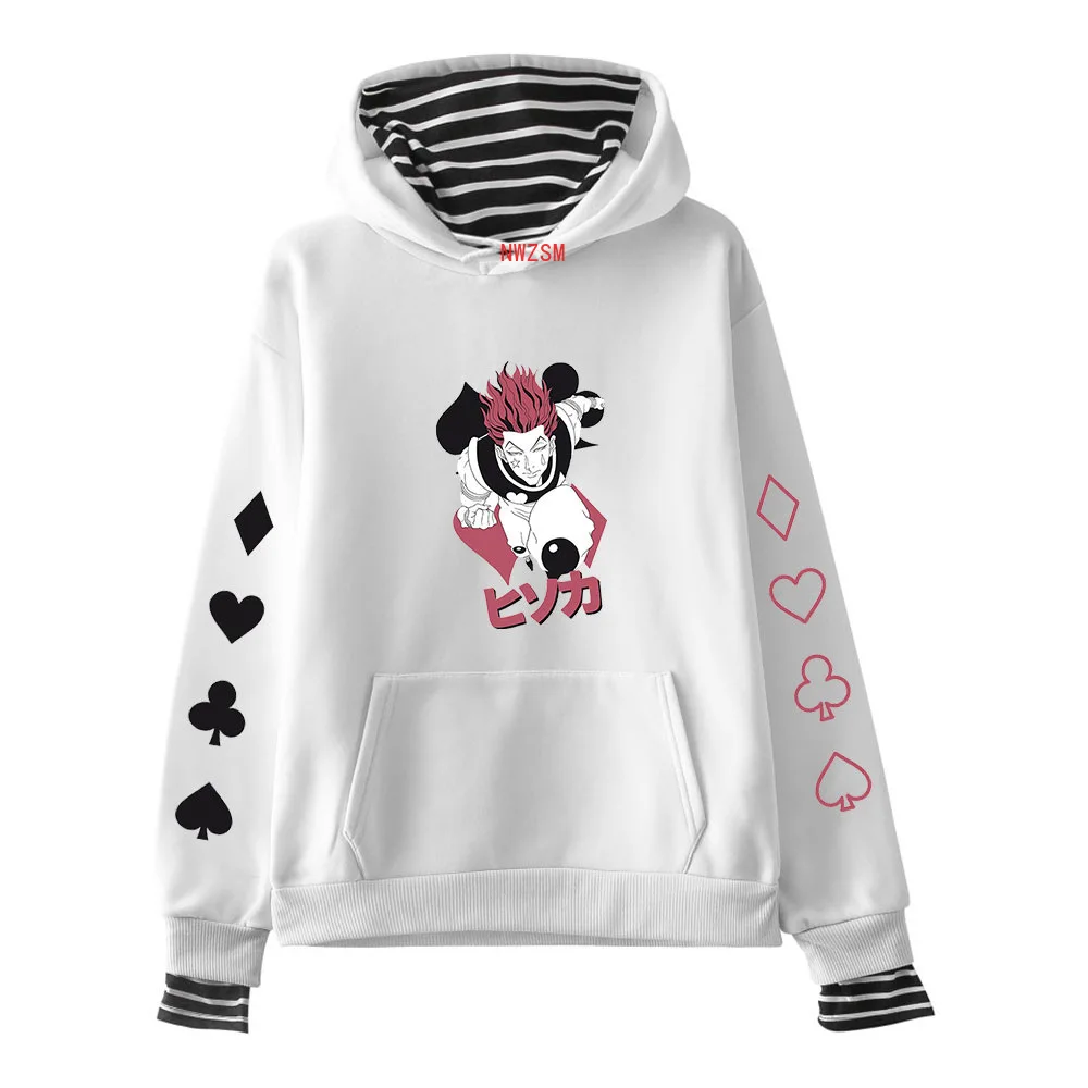 

Толстовка Мужская/Женская в полоску с капюшоном Hunter X Hunter Hisoka