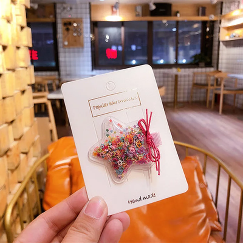 Аксессуары для волос милая заколка с бантом детские игрушки девочек прозрачные