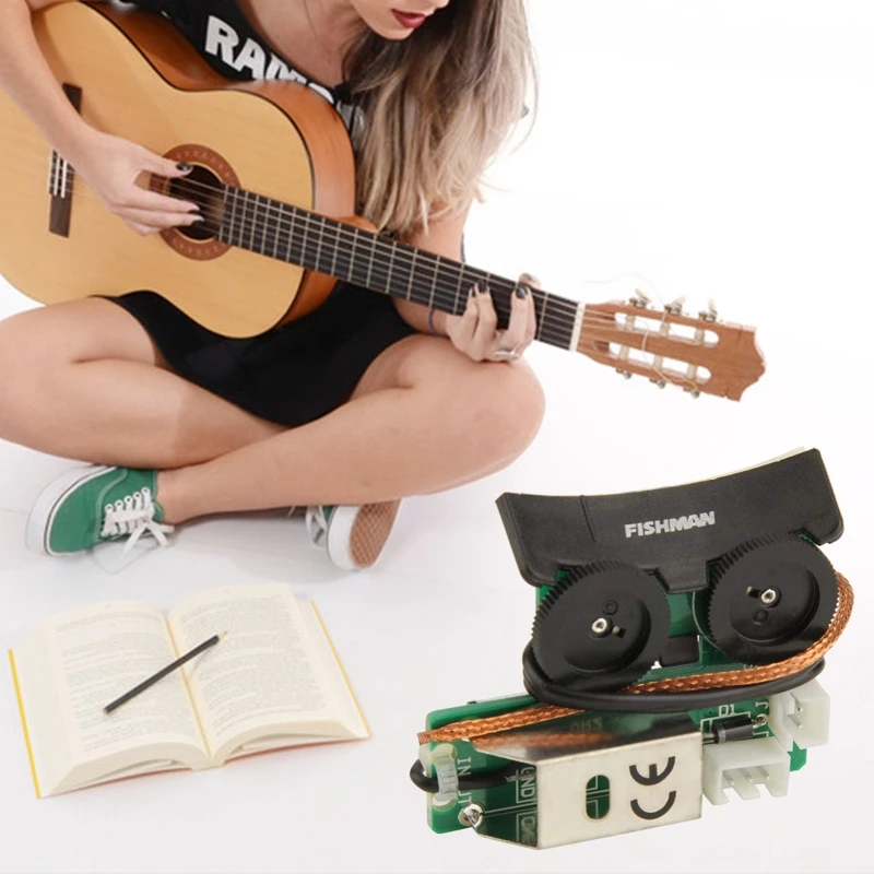 

Acoustic Guitar Pickup System VT1 Tail Nail Pickups EQ DIY Parts Accessories