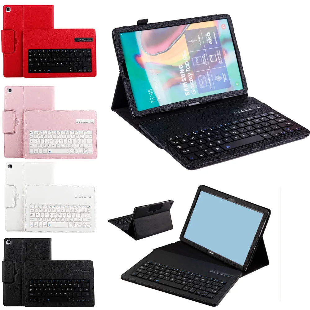 Высококачественный кожаный чехол для планшета с клавиатурой Bluetooth Samsung Galaxy Tab A 10 1